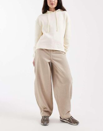 Vero Moda Billie - Jeans bombati a vita alta color visone-Neutro