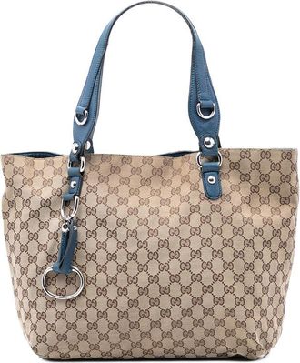 Gucci Pre-owned Gucci Medium GG Canvas Icon Bit Tote Ladies 229852 204990