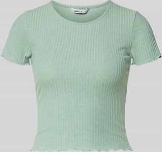 Only Slim Fit T-Shirt mit Viskose-Anteil Modell EMMA in Mint, Gr&ouml;&szlig;e XL