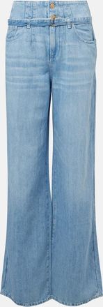 7 For All Mankind Jeans Phoenix a gamba larga e vita alta