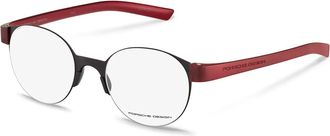 Porsche Design Unisex 51 mm Black Red Readers
