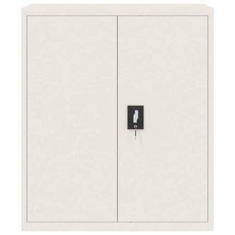 Berkfield Home Durable File Cabinet White 90x40x105 cm Steel | Size: 90 x 40 x 105 cm