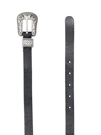Golden Goose Womens Belts Black Cow Leather