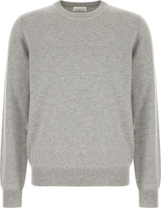 Malo Cashmere Truien - Heren - Cashmere truien - Grijs - S - Truien & Vesten