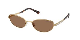 Swarovski SK7044 400473 Womens Sunglasses Gold Size 56