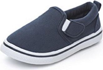 Chatterbox Boys Pumps Canvas Boat Shoes Espadrilles Navy (10 UK CHILD, Navy)