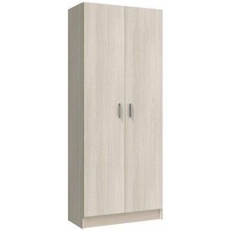 For&eacute;s Armario multiusos 2 puertas escobero roble