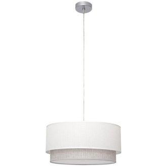 Fabrilamp Fabrilamp - Colgante Kenya 3xe27 Blanco/gris 40d