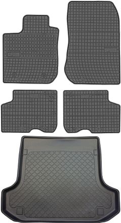 OEM Dacia Logan Ii Mcv Kombi De Septiembre De 2013 A 2020. Juego De Alfombrillas De Goma Para Coche Y Alfombrilla Para Maletero