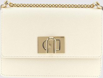 Furla Mini borsa a spalla 1927 in pelle a grana con tracolla a catena