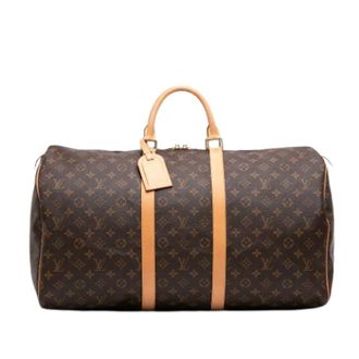 Louis Vuitton Pre-owned Keepall 55 - unisex - Pre-owned - Bruin - Maat: ONE Size