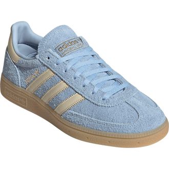 adidas Handball Spezial Sneaker in Clear Sky/Vanilla/Gold at Nordstrom, Size 10.5