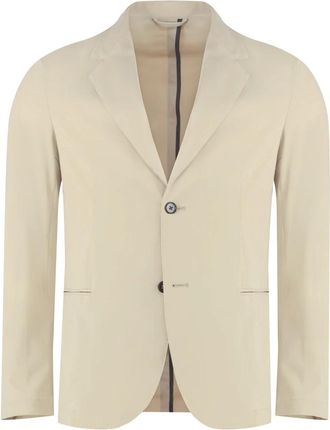 THE (ALPHABET) Single-breasted twee-knoop jasje - Heren - Blazers - Beige - L - Jassen