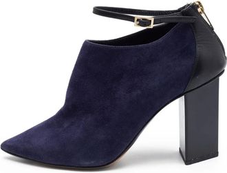 Jimmy Choo London 120mm ankle-strap boots - Blue