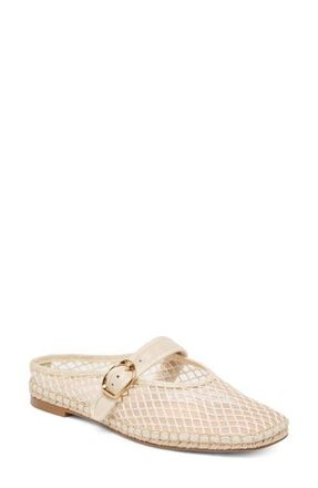 Dolce Vita Milie Mary Jane Flat in Ecru Woven Mesh at Nordstrom, Size 8.5