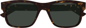 Gucci Sunglasses Gg2085 S 002 Brown/Green Men
