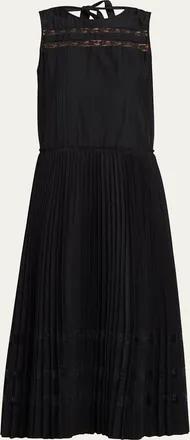 3.1 Phillip Lim Pleated A-Line Midi Dress