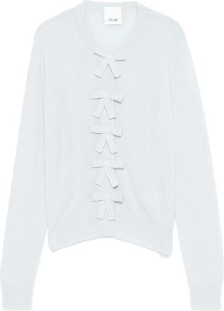 Allude Cardigan con fiocco - Blu