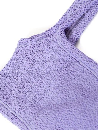 Hunza G Xandra shirred bikini - Purple