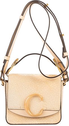 Chlo&eacute; Pre-owned Womens C Crossbody Mini Shoulder Bag - Beige - One Size