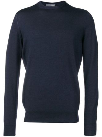 Drumohr Long Sleeve Crew-Neck Sweater