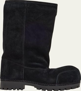 Balenciaga Mens Alaska Calfskin High Boots