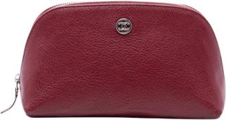 Chanel Pre-owned Pouch - Dames - Vintage Accessoires - Rood - ONE Size - Leer - Vintage