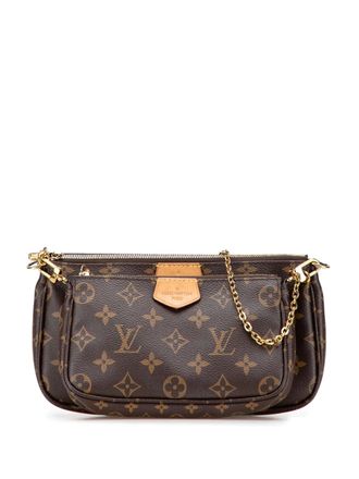 Louis Vuitton 2013 Damier Ebene Belmont MM Satchel-Tasche Braun