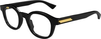 Bottega Veneta Optical Frame - Heren - Brillen - Zwart - 46 MM - Accessoires