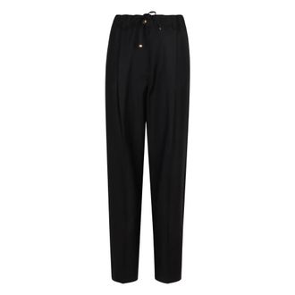 Moncler Heren, Broeken, Zwart, Maat: XS Gabardine