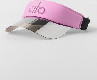 Alo | Airlift Solar Visor Hat in Candy Heart Pink