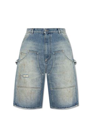 Moschino Pocket Detailed Denim Shorts