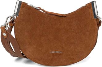 Coccinelle Borsa a tracolla con zip - Marrone