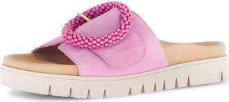 Gabor Beaded Buckle Slide Sandal in Soft Pink at Nordstrom, Size 10.5-11Us