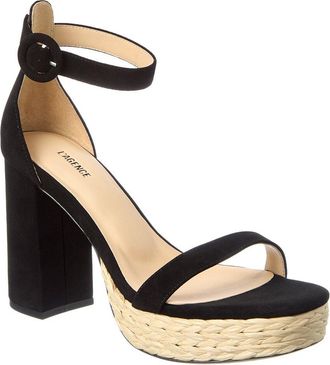 L'agence Avia Suede Platform Sandal