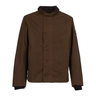 Barbour Mayburn Wax - male - Barbour - Light Jackets - Brown - M - Jackets
