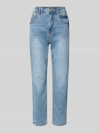 Zabaione Jeans mit 5-Pocket-Design in Jeansblau, Gr&ouml;&szlig;e 34