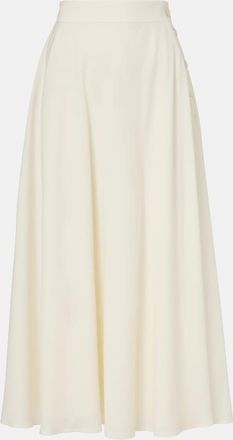 Ralph Lauren Collection Kenzie wool-blend midi skirt