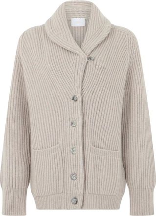 Fedeli Cardigan in Cashmere - - Knitwear - Donna - Grigio - S