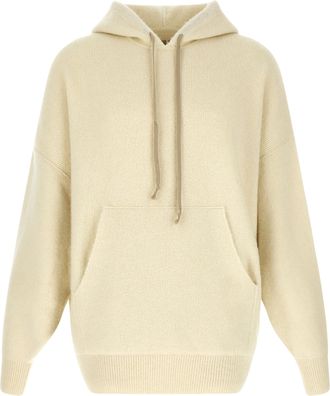 Rick Owens White Marabou Mens Sweatshirt