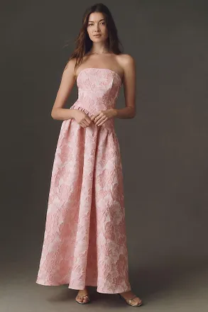 Elliatt Marlene Asymmetric Strapless Maxi Dress