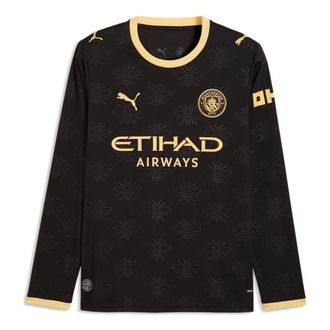 Puma Manchester City Away Jersey PUMA Black Flaxen 784340-03