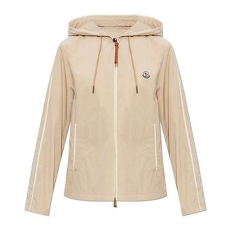 Moncler Light Jackets, female, Beige, Size: XS Sarracenia Jacket