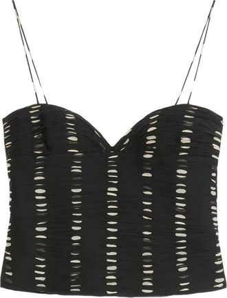 Valentino Garavani Stijlvolle TOP voor modeliefhebbers - Dames - Tops zonder mouwen - Zwart - S - Tops
