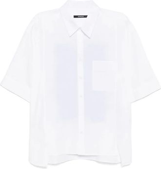 Songzio Camicia con ricamo - Bianco