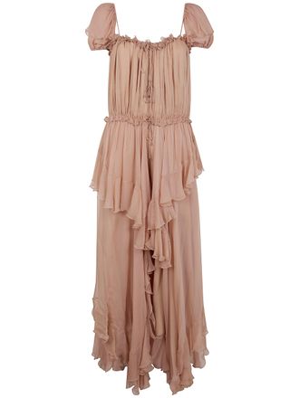 Chlo&eacute; Voile Classic Midi Dress
