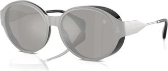 Moncler Me 4005T 10046G Zonnebrillen - unisex - Zonnebrillen - Grijs - 54 MM - Accessoires