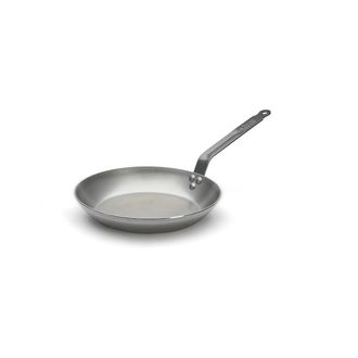 De Buyer Padella Da Frittura 28 Cm In Acciaio Inossidabile Bianco