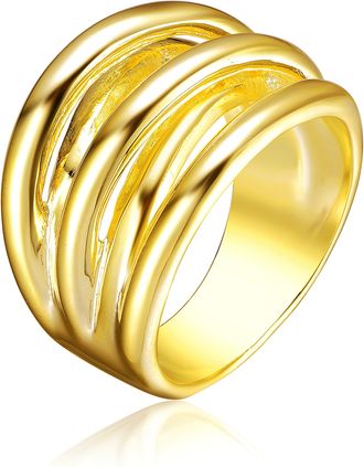 Rachel Glauber Gold Plated ModernRing