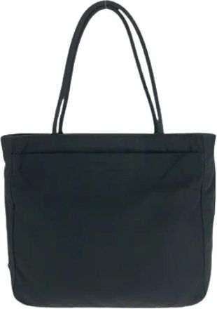 Prada Pre-owned Tote Bags, female, Black, Size: ONE SIZE Pre-owned Nylon Tote Bag